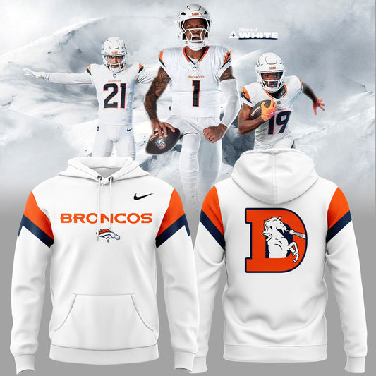 Limited Edition Broncos White Out Hoodie