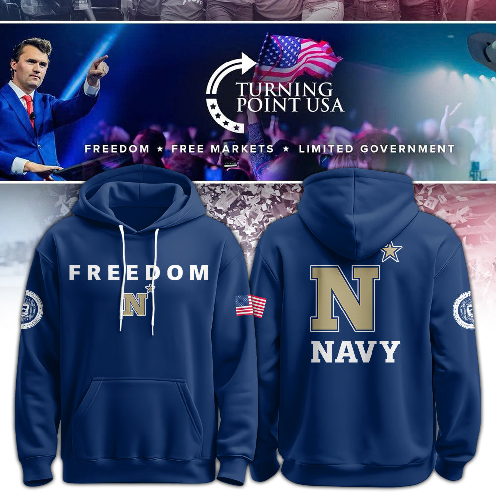 Navy Campus Freedom Hoodie