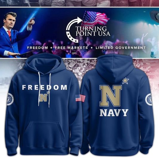 Navy Campus Freedom Hoodie