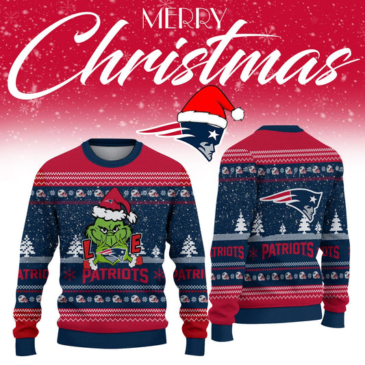 ___New England Patriots Limited Ugly Christmas Sweaters