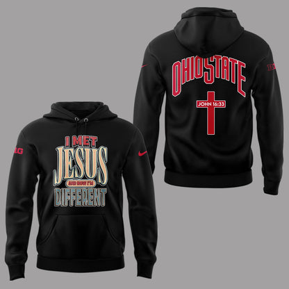 Back at Ohio State, J.T. Tuimoloau makes a statement in the ‘I MET JESUS AND NOW I’M DIFFERENT’ Hoodie