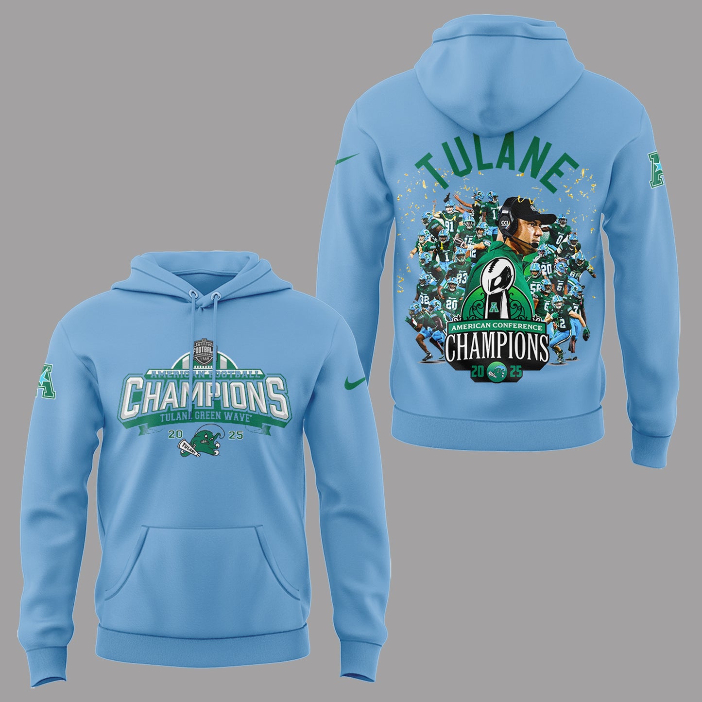 THE TULANE ARE YOUR 2025 AMERICAN FOOTBALL CHAMPIONS🌊🏆