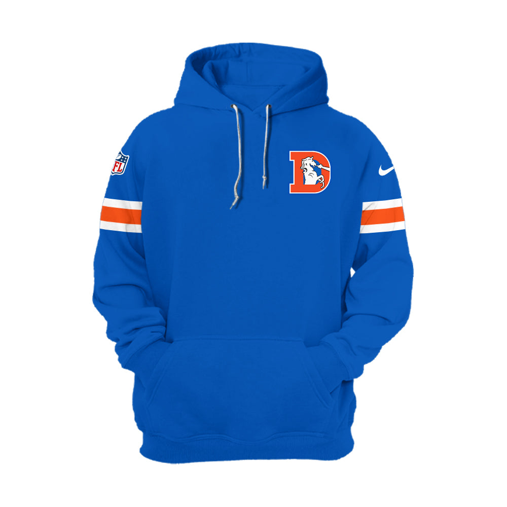 Broncos 2024 Throwback 1977 Navy Limited Hoodie
