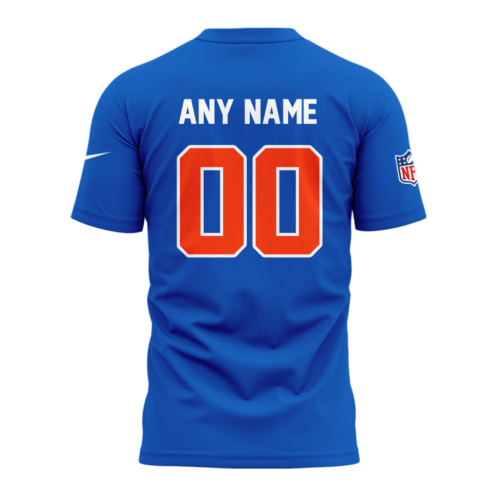 Denver Broncos NFL 2024 Throwback 1977 - Navy Limited Custom T-Shirt-PU080524301