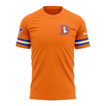 Denver Broncos NFL 2024 Throwback 1977 - Orange Crush Limited T-Shirt-PU080524305