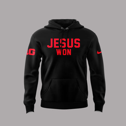 Limited Edition JESUS WON Black Hoodie