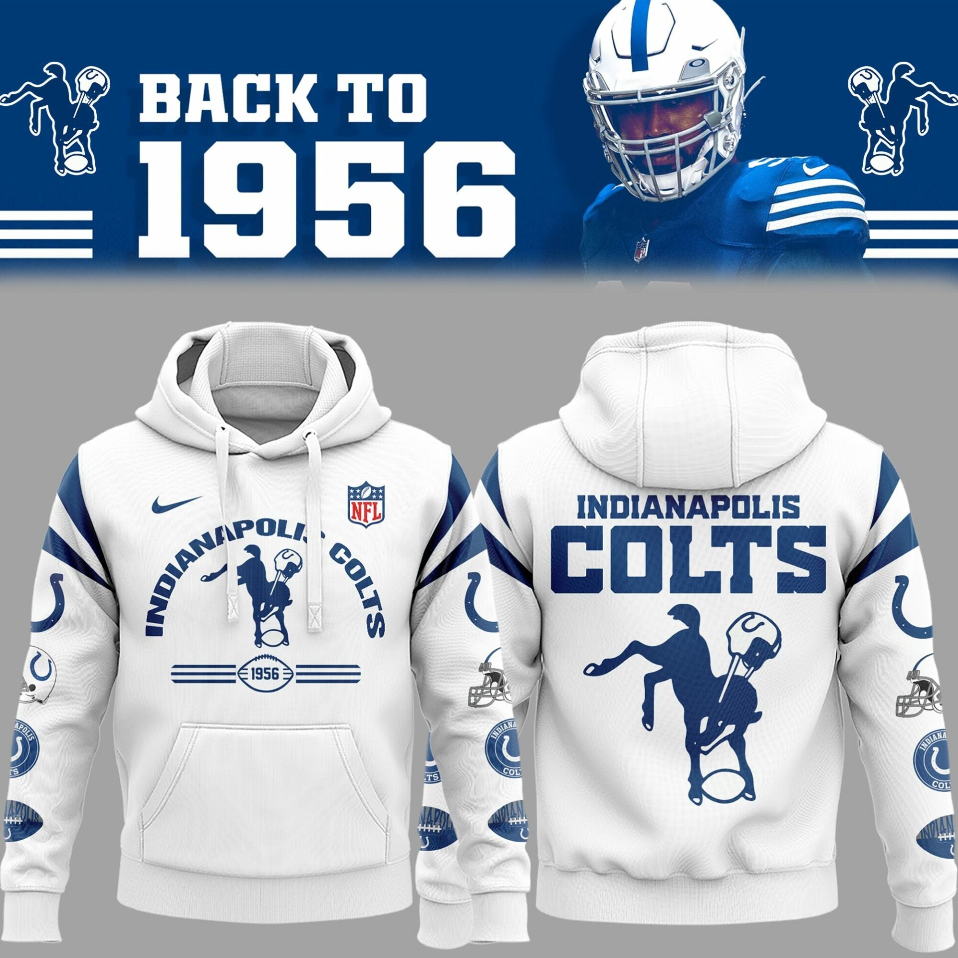 Indianapolis Colts Limited Hoodie-PU1026241038