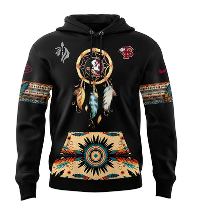 Limited Native American Heritage Black Hoodie-PU1128241050
