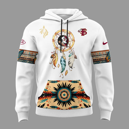 Limited Native American Heritage White Hoodie-PU1128241053