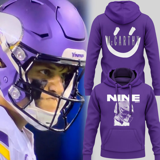 Limited Edition J.J. McCarthy: Nine Purple Hoodie