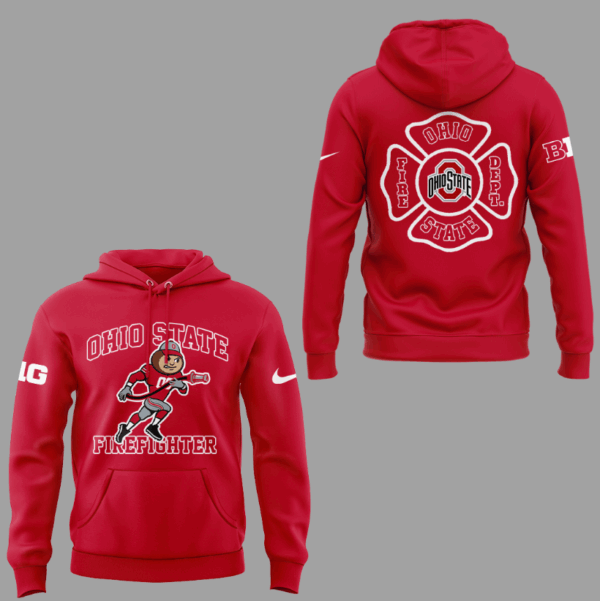 Ohio State x Firefighter Appreciation Day 2025 Hoodie
