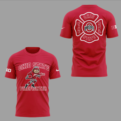 Ohio State x Firefighter Appreciation Day 2025 Shirt