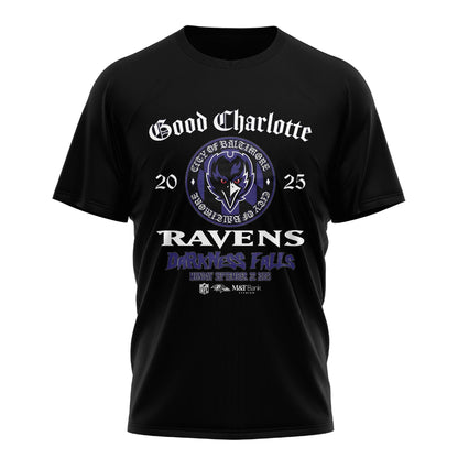 Ravens x Good Charlotte 2025 “Darkness Falls” Tee