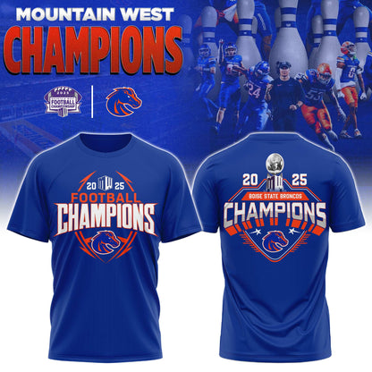 Boise State Broncos Champions T-shirt Ver 1
