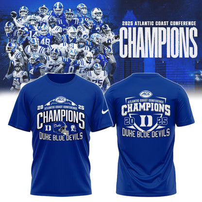 _Duke Football 2025 ACC Champs Tshirt
