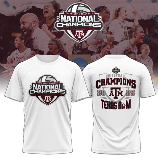 TAM 2025 Women’s Volleyball National Champions T-Shirt Limited Edition 2