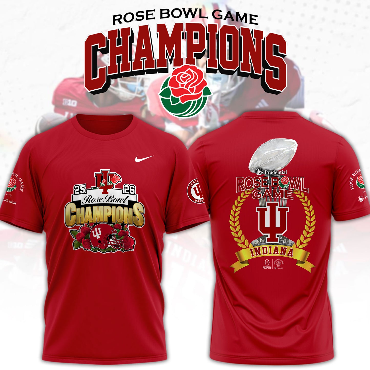 Indiana Hoosiers 2026 Rose Bowl Champions Limited Shirt