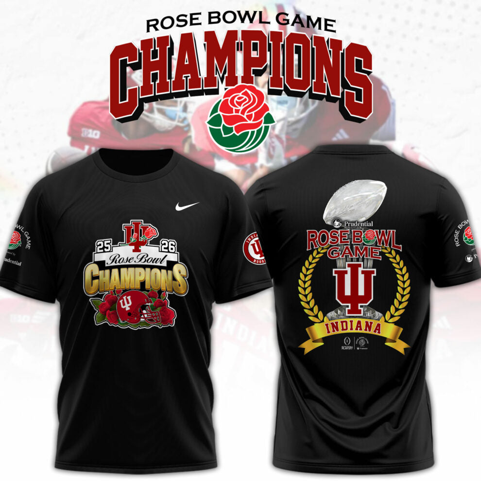 Indiana Hoosiers 2026 Rose Bowl Champions Limited Shirt