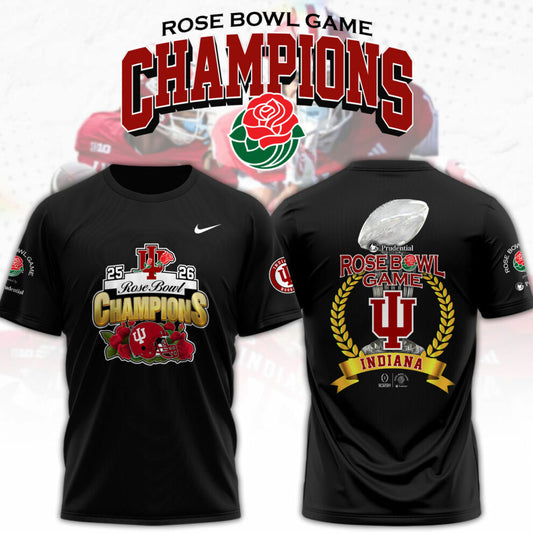 Indiana Hoosiers 2026 Rose Bowl Champions Limited Shirt