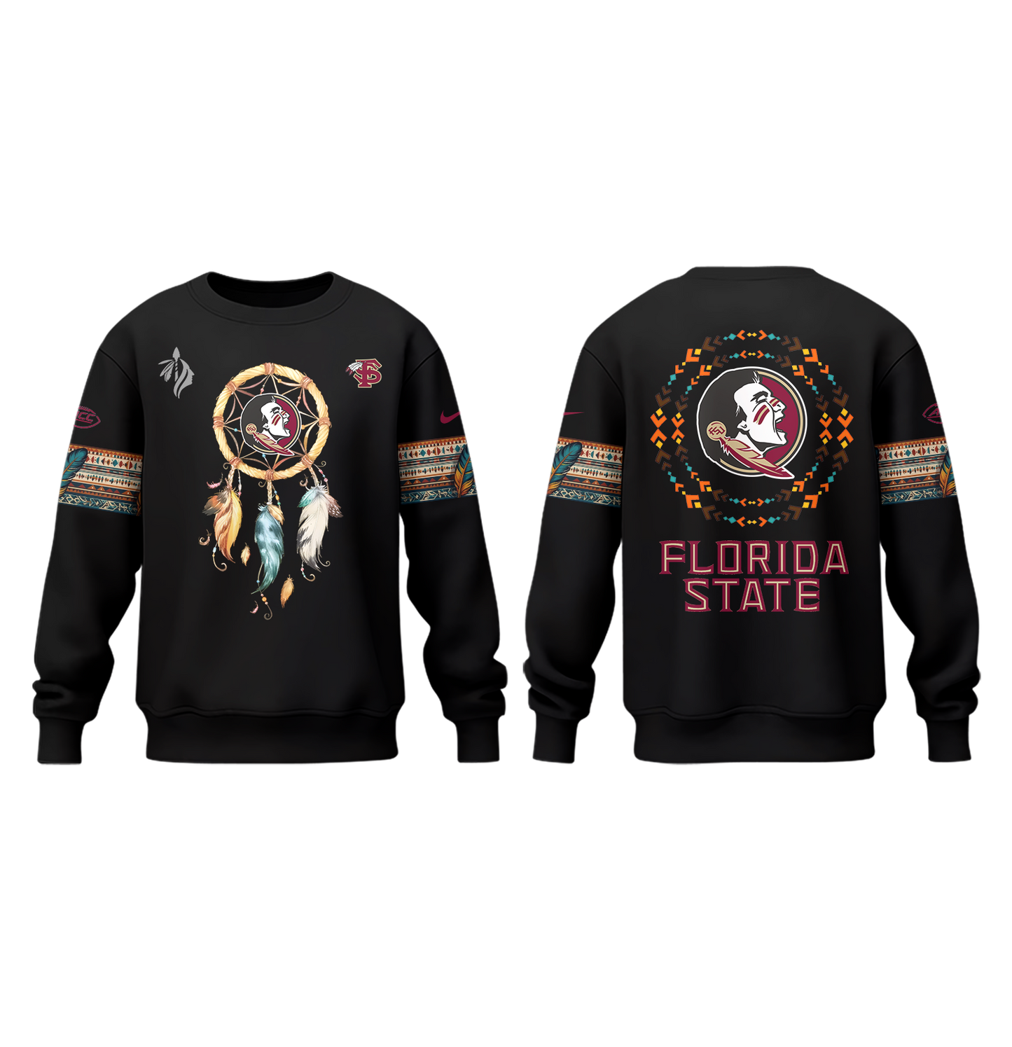 Limited Native American Heritage Black Sweatshirt-PU1128241052
