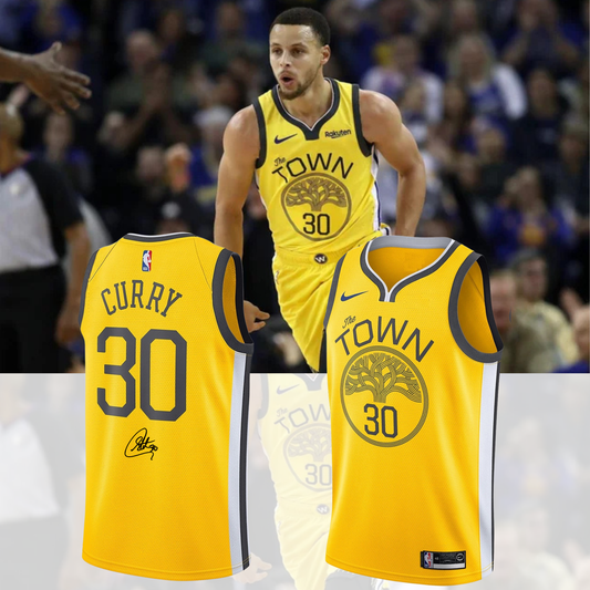 .Golden State Warriors Stephen Curry signature Jersey 3