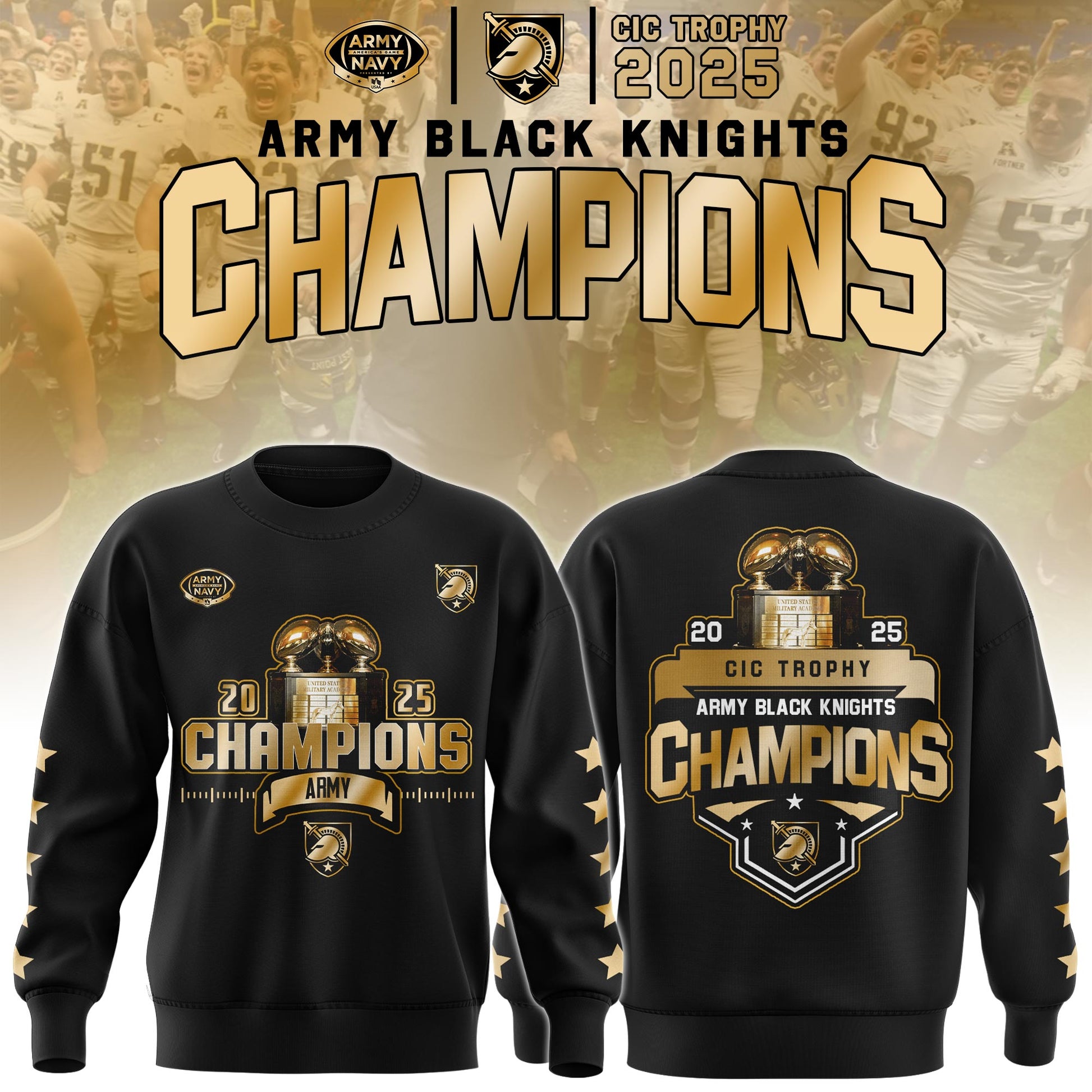 Army Champion White Sweatshirt + Unisex Limited Style Ver 1