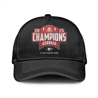 UGA 2025 SEC Football Conference Champions Hoodie Limited Edition