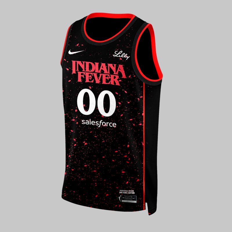 Indiana Fever x Stranger Things Rebel Swingman Custom 2025 Basketball Jersey