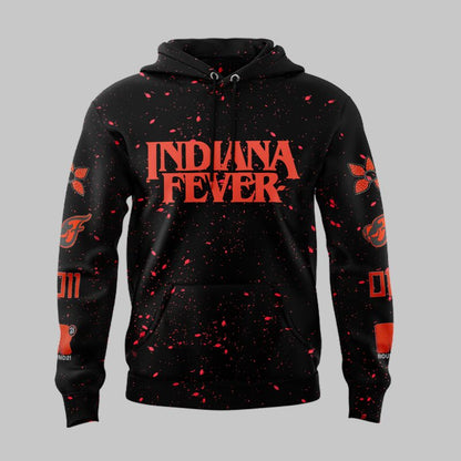 Indiana Fever x Stranger Things Rebel Swingman 2025 Hoodie