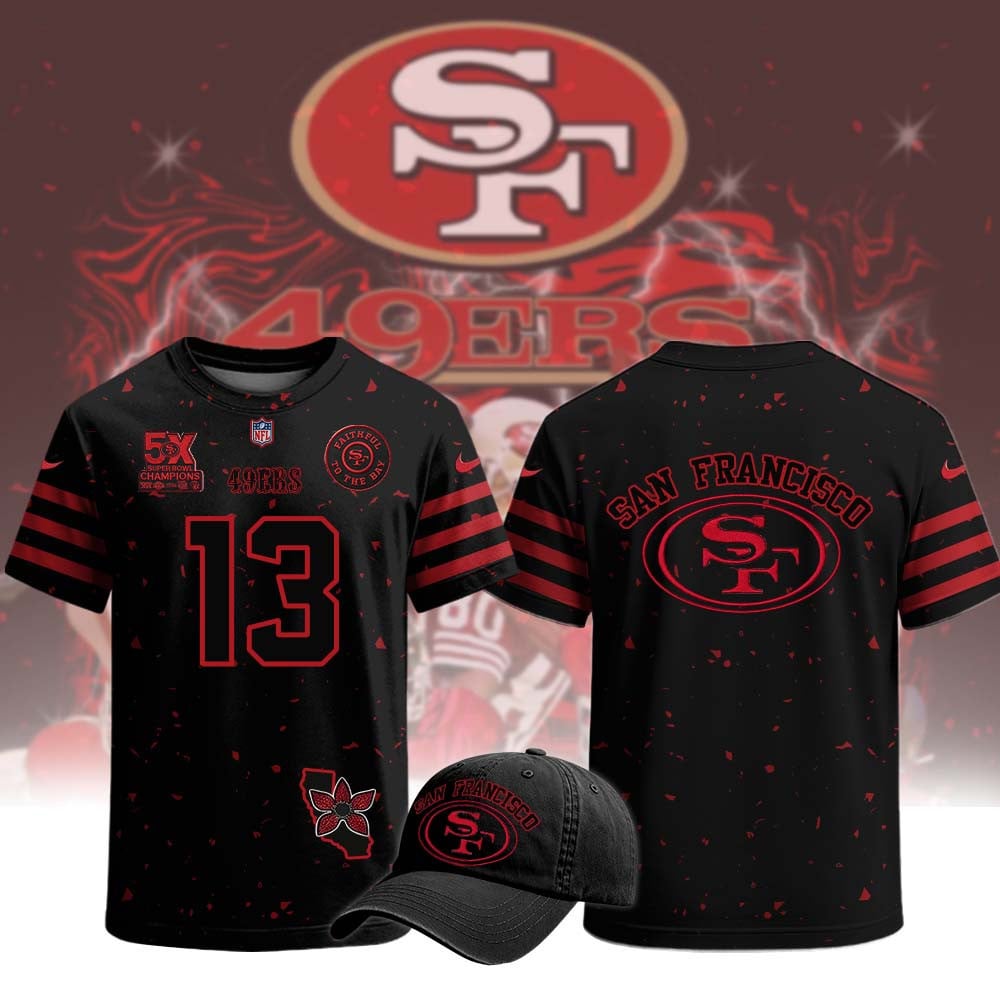 San Francisco 49ers Unisex Apparel - Personalized With Your Number