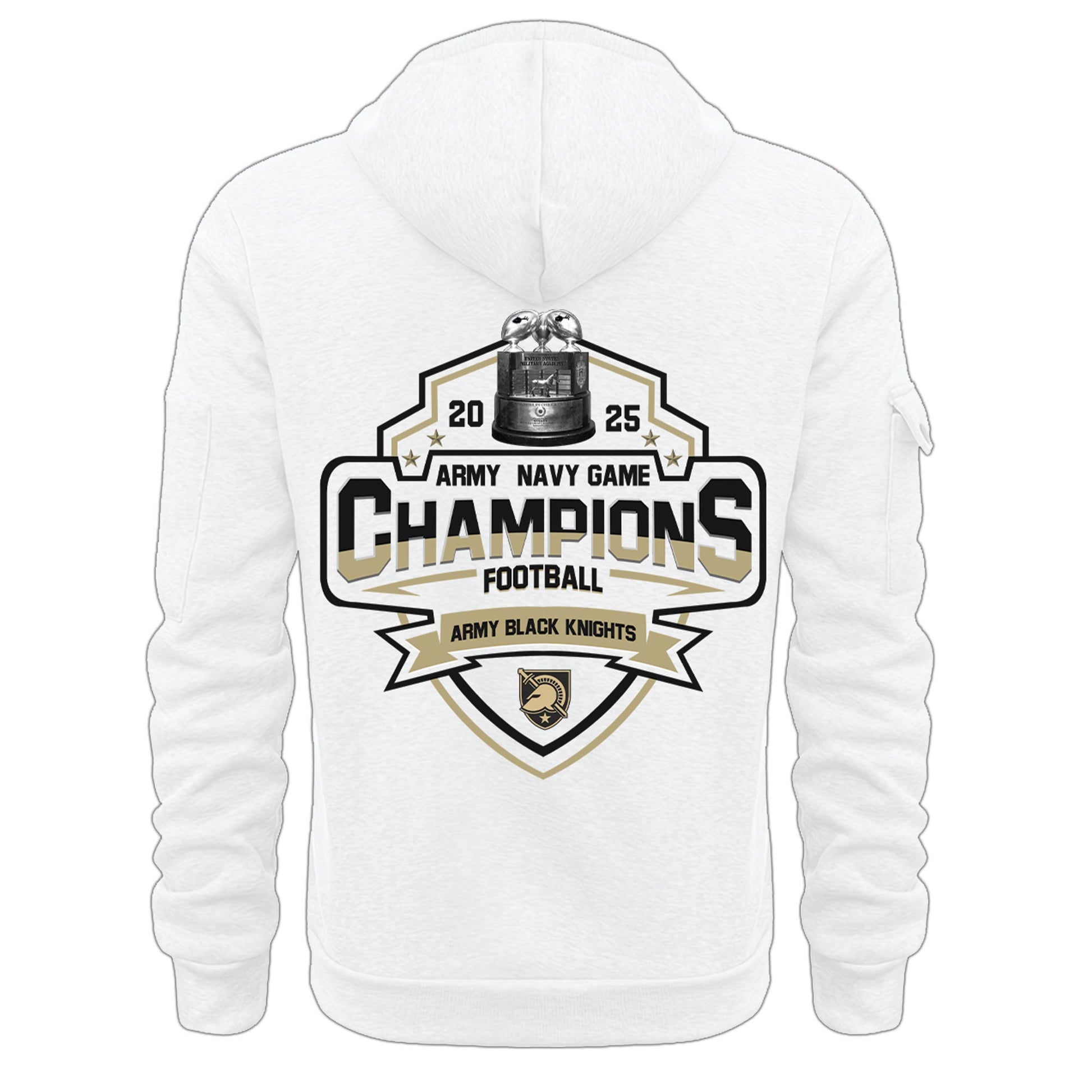 Army Champion KN09 White Hoodie + Unisex Limited Style