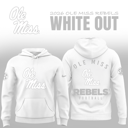 Ole Miss Rebels "2026 White Out" Limited Editions