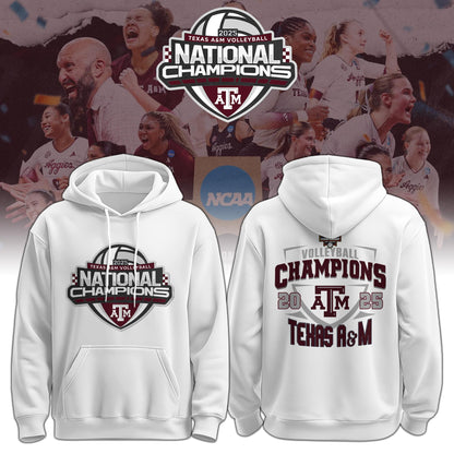 TAM 2025 Women’s Volleyball National Champions Hoodie Limited Edition