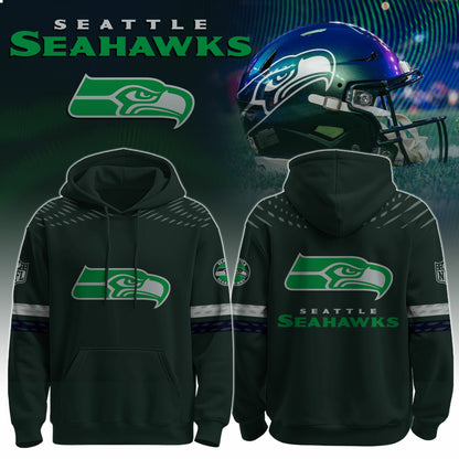 Unisex Seahawks Helmet Inspired Hoodie