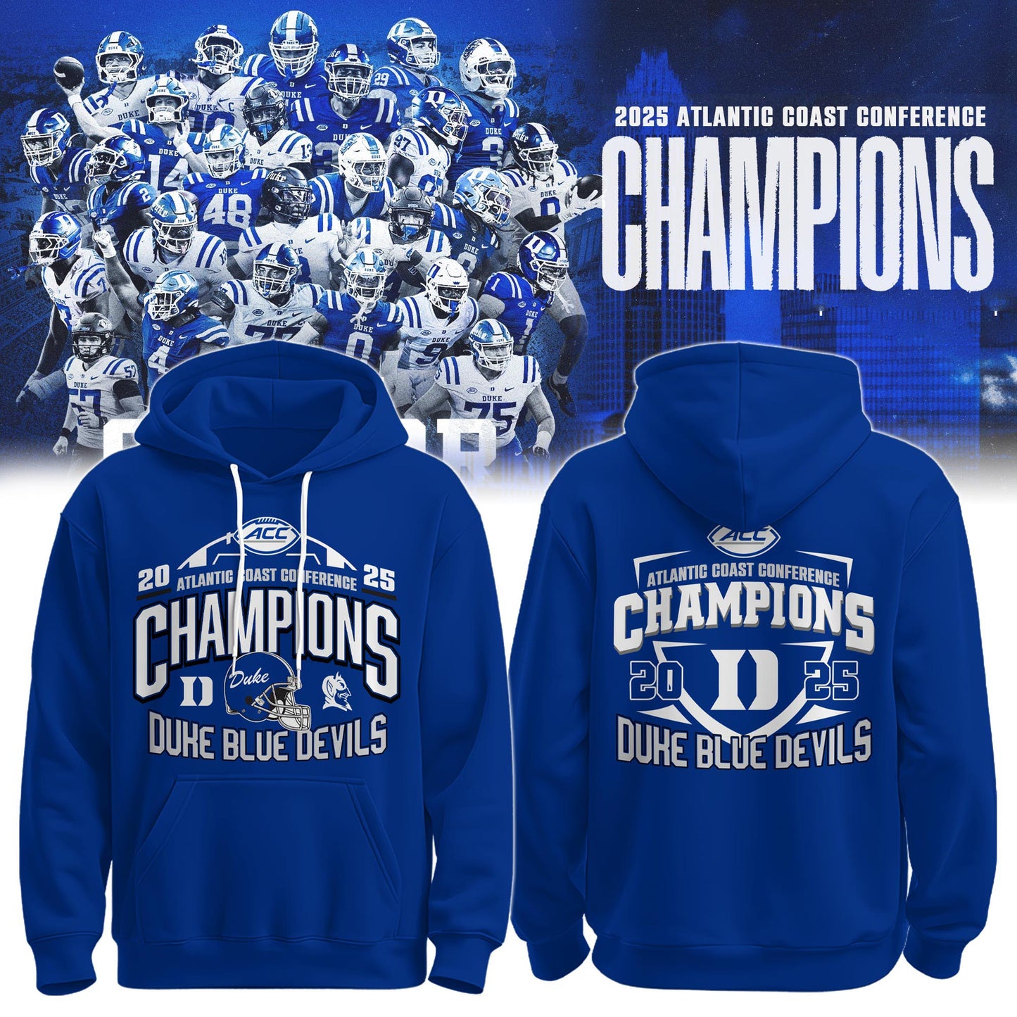 _Duke Football 2025 ACC Champs Hoodie