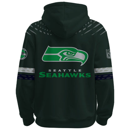 Unisex Seahawks Helmet Inspired Hoodie