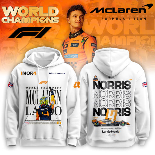 Limited Edition 2025 Lando Norris World Champions Combo Hoodie