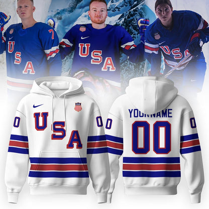 Unisex USA Olympic 2026 Navy Hoodie