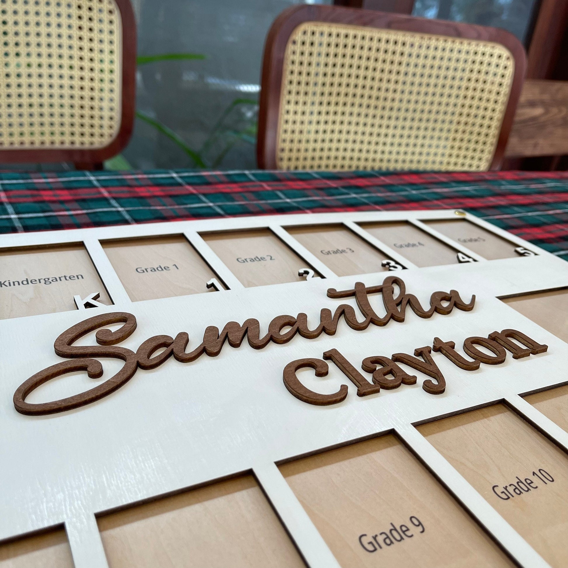 Pre K to Graduation School Picture Frame, School Years Photo Frame, Personalized Grade School Photo Frame, Senior Picture Gift