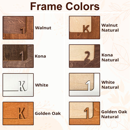 Kindergarten to Graduation School Years Photo Frame, School Picture Frame, Personalized Grade School Photo Frame, Senior Picture Gift