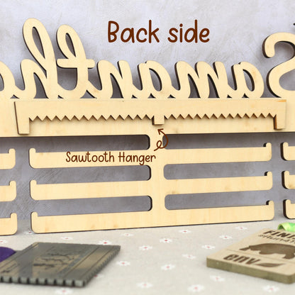 Medal Hanger, Gymanstics Medal Hanger, Bedroom Wall Hanging, Medal Display, Bedroom Sign, Bedroom Wall Art, Personalised Sign, Gymnast Sign