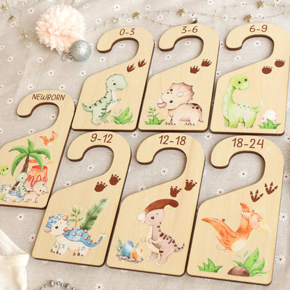 Dinosaur Baby Clothes Dividers, Baby Closet Dividers, Baby Clothes Organisation, Infant Clothes Hangers, Baby Boy Shower Gift