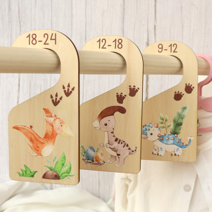 Dinosaur Baby Clothes Dividers, Baby Closet Dividers, Baby Clothes Organisation, Infant Clothes Hangers, Baby Boy Shower Gift