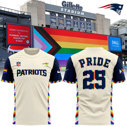 Special New Pride Patriots Logo Tshirt