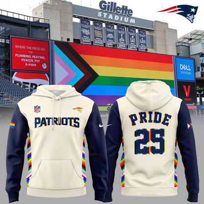 Special New Pride Patriots Logo Hoodie