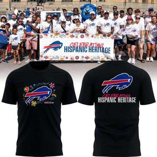 Special Edition Bills Hispanic Heritage T-Shirt Black