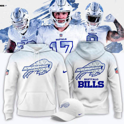 Buffalo Bills Rivalries 2025 Hoodie-White