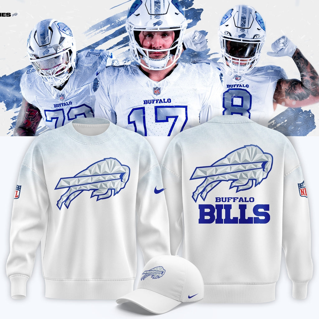 Buffalo Bills Rivalries 2025 Sweashirt-White