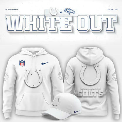 Indianapolis Colts "White Out" Hoodie V2
