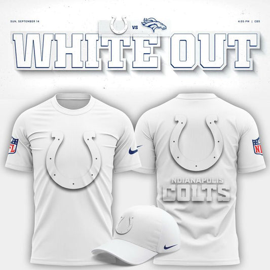 Indianapolis Colts "White Out" T-Shirt V1